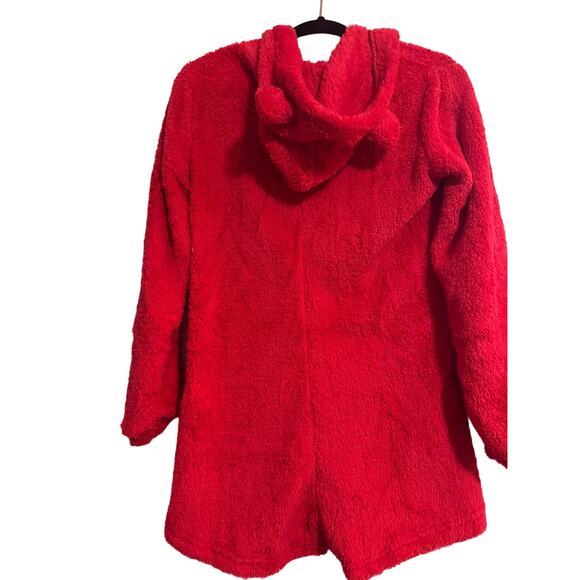 Chicgenes Bear Ears Hoodie Warm Long Sleeve Romper Size Medium - Picture 3 of 4